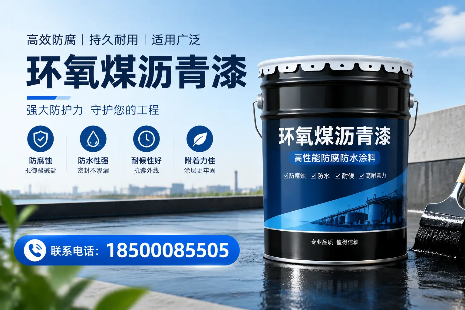 环氧煤沥青漆的施工方法详解,助力淮北企业高效完成项目